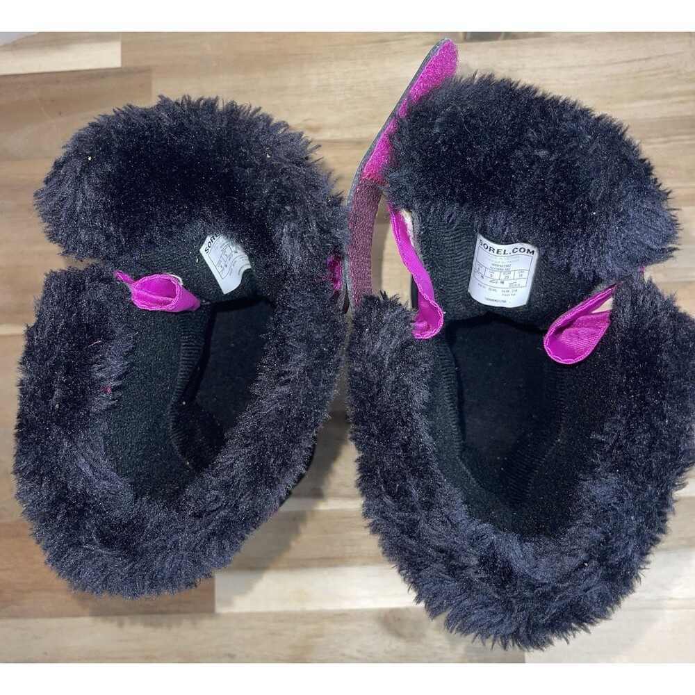 SOREL Snow Commander Toddler Boot NV1960-562 Orchid Pink Flare Size 6 - Picture 9 of 11